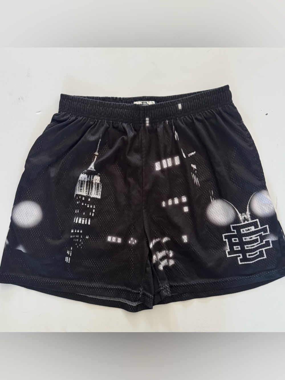 Eric Emanuel EE Basic Short Black Skyline Mesh Shorts Youth XL
